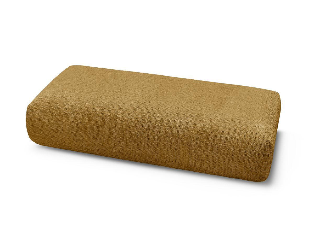 Grand pouf pour canapé modulable SIRIUS tissu texturé