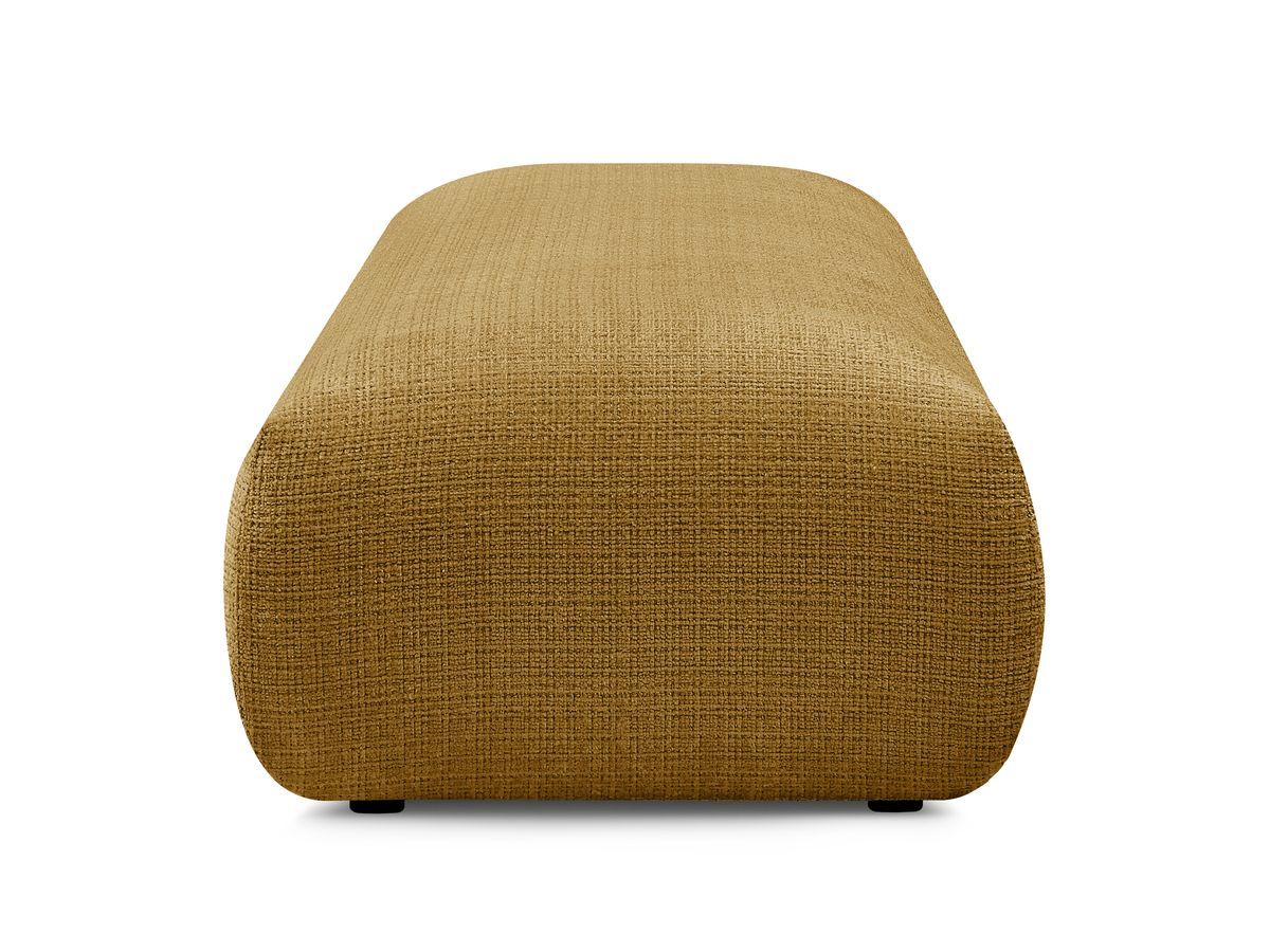 Grand pouf pour canapé modulable SIRIUS tissu texturé