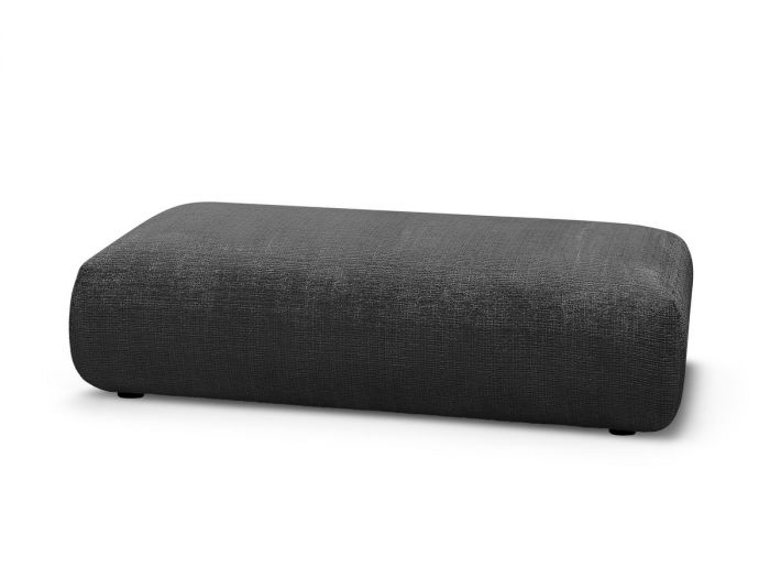 Grand pouf pour canapé modulable SIRIUS tissu texturé