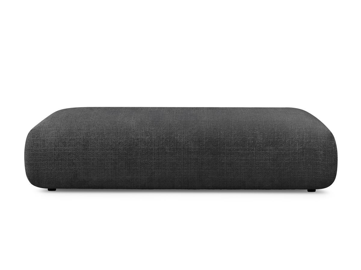 Grand pouf pour canapé modulable SIRIUS tissu texturé