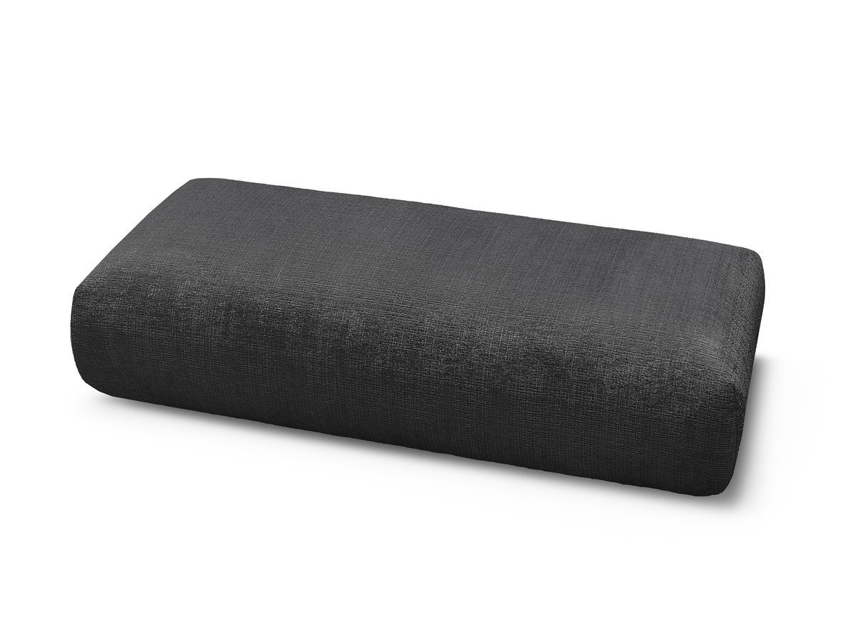 Grand pouf pour canapé modulable SIRIUS tissu texturé