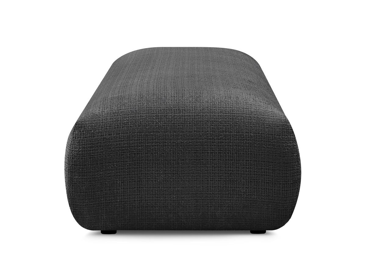 Grand pouf pour canapé modulable SIRIUS tissu texturé