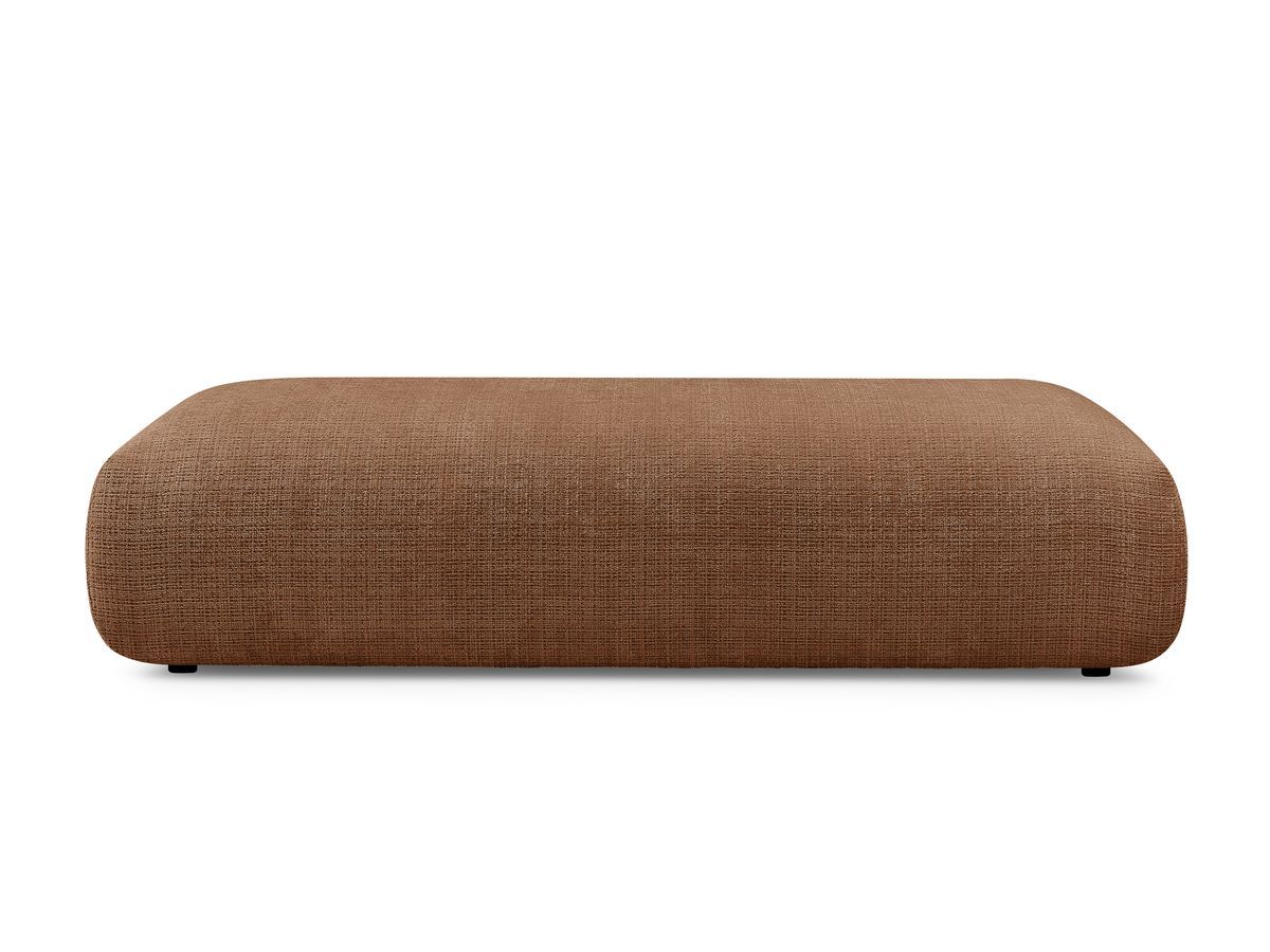 Grand pouf pour canapé modulable SIRIUS tissu texturé