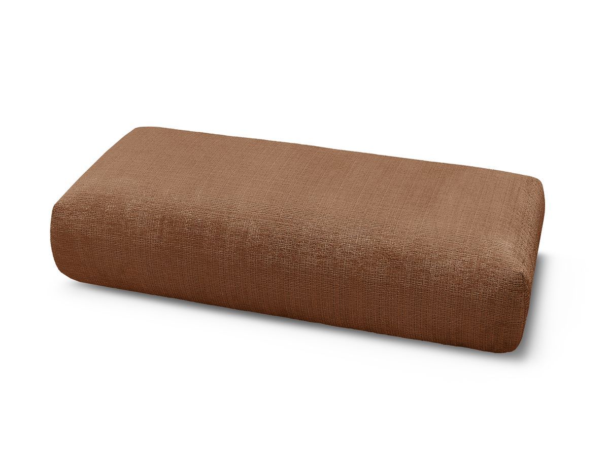 Grand pouf pour canapé modulable SIRIUS tissu texturé