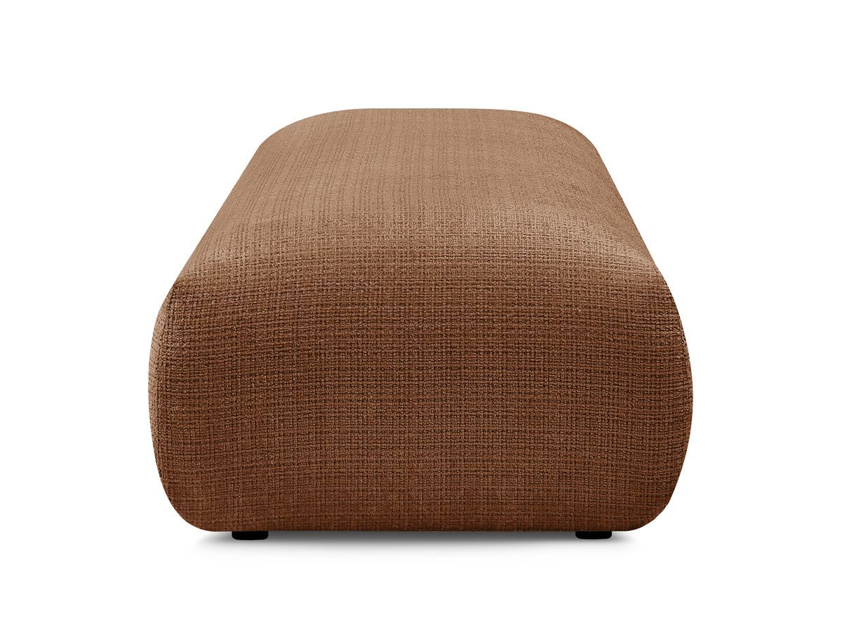 Grand pouf pour canapé modulable SIRIUS tissu texturé