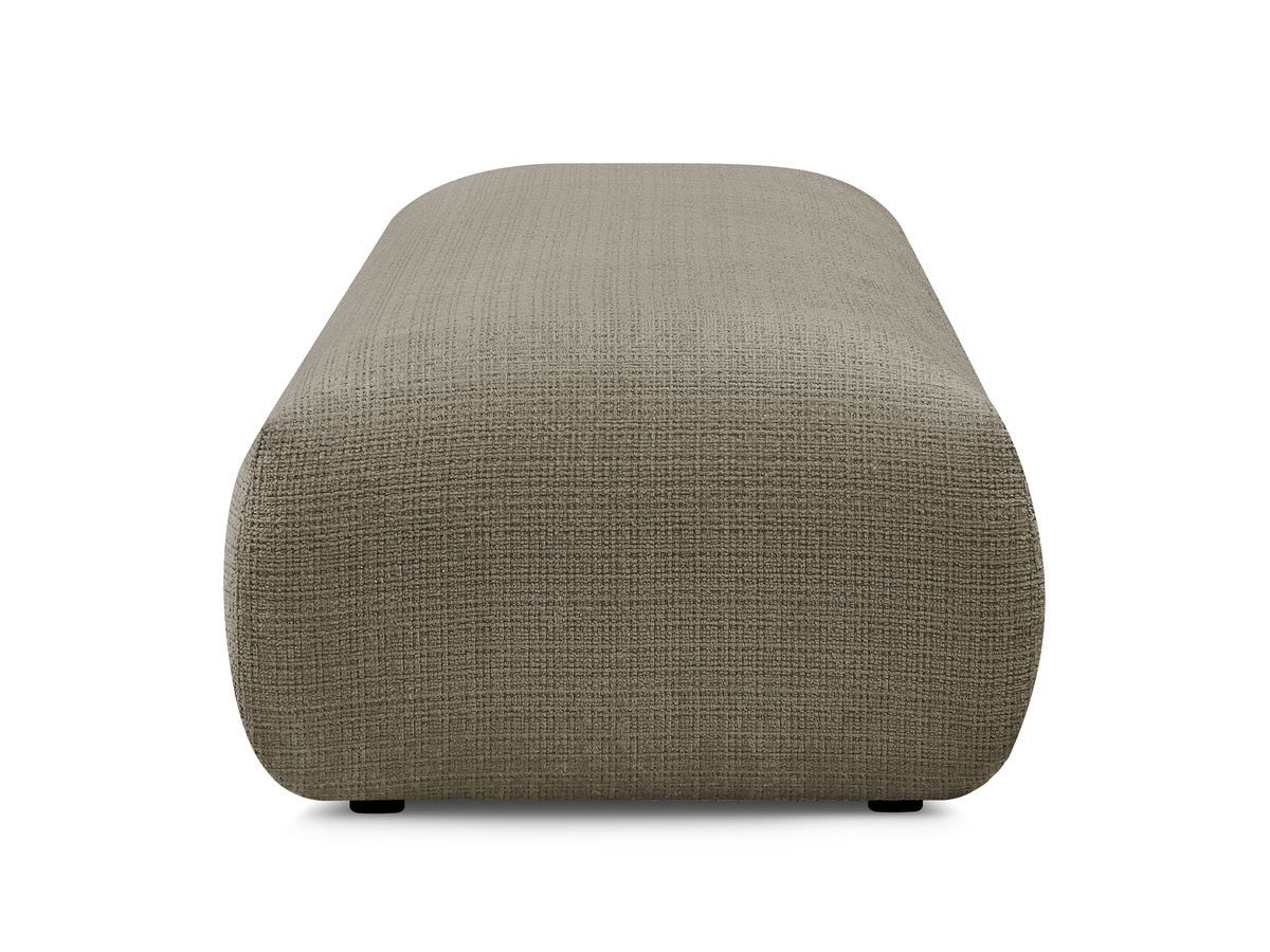 Grand pouf pour canapé modulable SIRIUS tissu texturé
