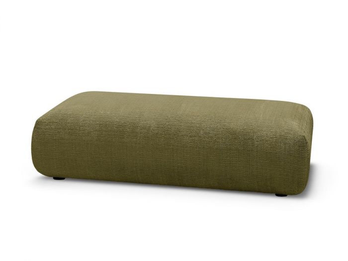 Grand pouf pour canapé modulable SIRIUS tissu texturé