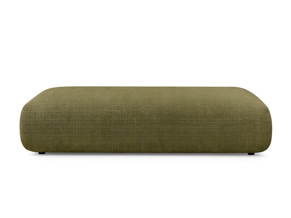 Grand pouf pour canapé modulable SIRIUS tissu texturé