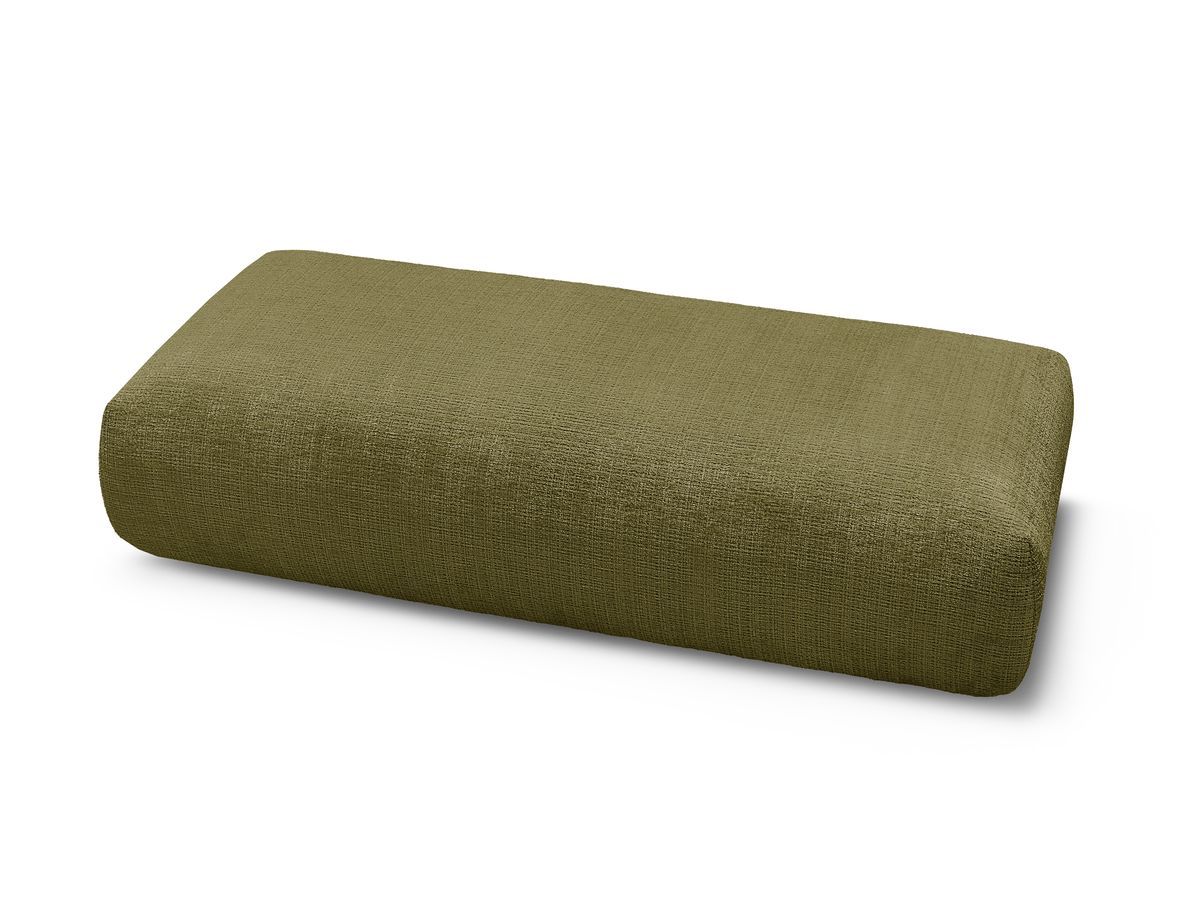 Grand pouf pour canapé modulable SIRIUS tissu texturé