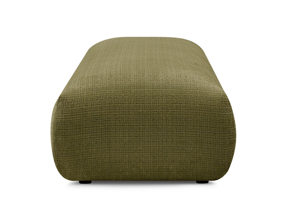 Grand pouf pour canapé modulable SIRIUS tissu texturé