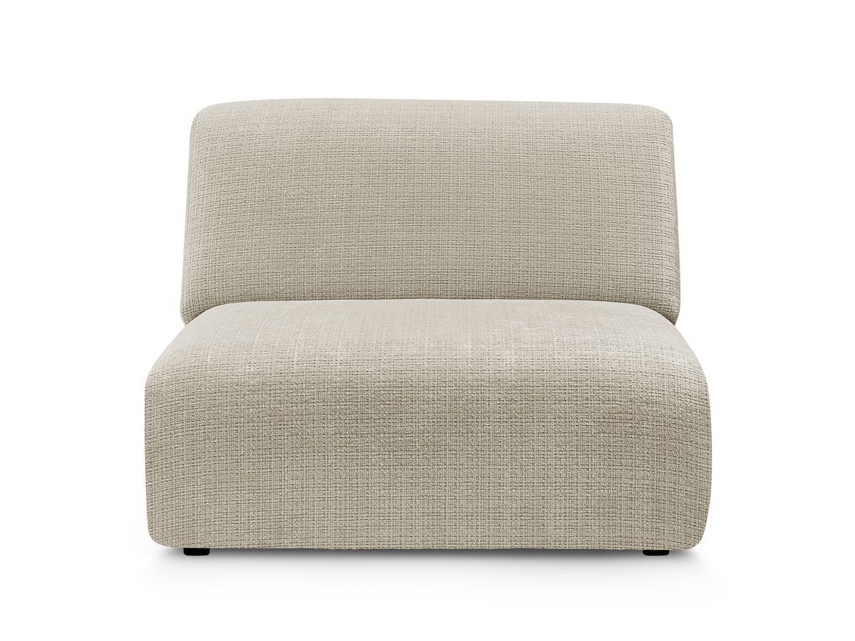 Chauffeuse 1 place pour canapé modulable SIRIUS tissu texturé