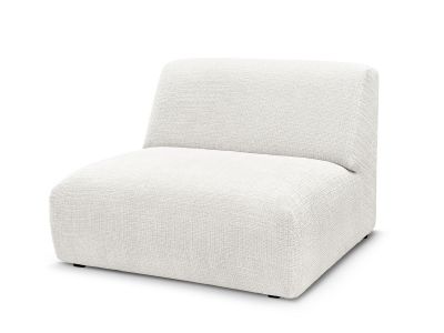 Chauffeuse 1 place pour canapé modulable SIRIUS tissu texturé