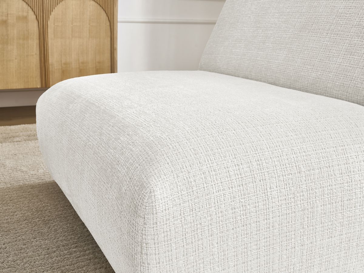 Chauffeuse 1 place pour canapé modulable SIRIUS tissu texturé