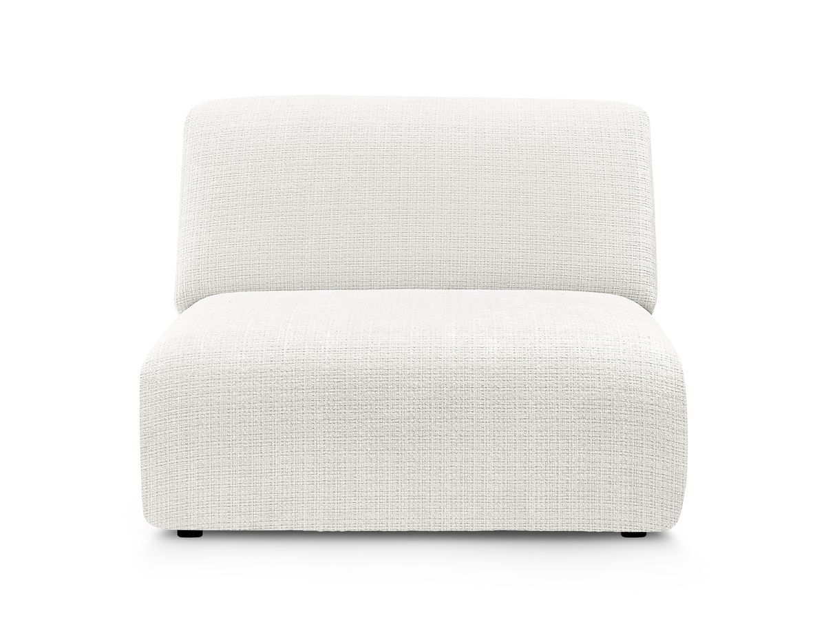 Chauffeuse 1 place pour canapé modulable SIRIUS tissu texturé