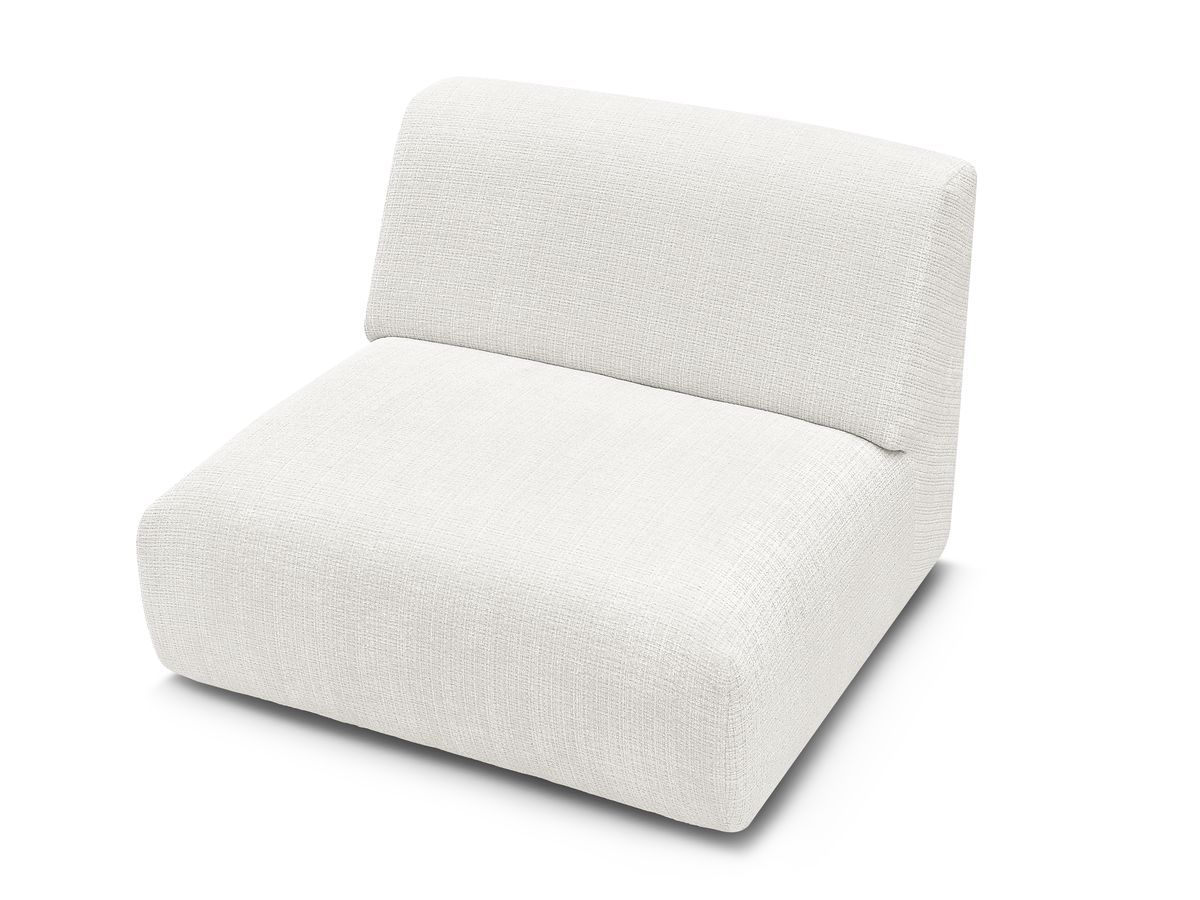 Chauffeuse 1 place pour canapé modulable SIRIUS tissu texturé