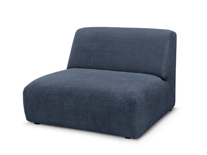 Chauffeuse 1 place pour canapé modulable SIRIUS tissu texturé