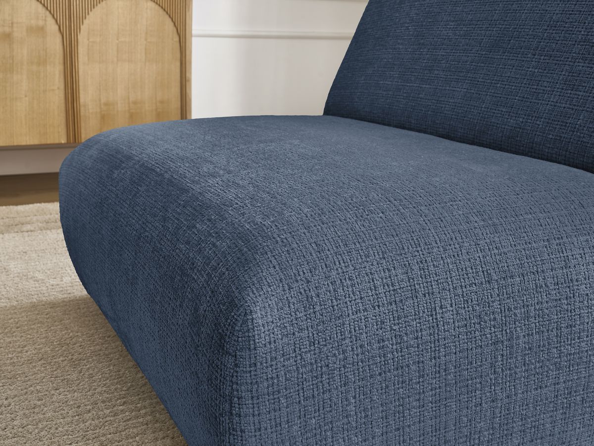 Chauffeuse 1 place pour canapé modulable SIRIUS tissu texturé