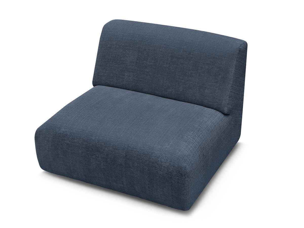 Chauffeuse 1 place pour canapé modulable SIRIUS tissu texturé