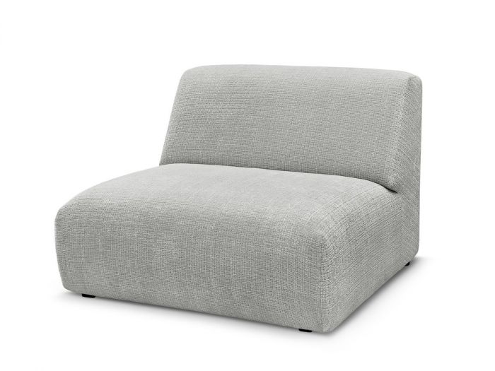 Chauffeuse 1 place pour canapé modulable SIRIUS tissu texturé