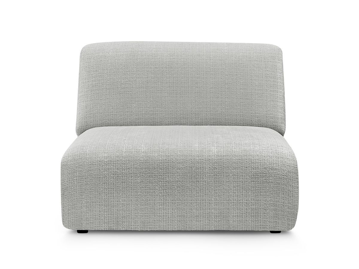 Chauffeuse 1 place pour canapé modulable SIRIUS tissu texturé
