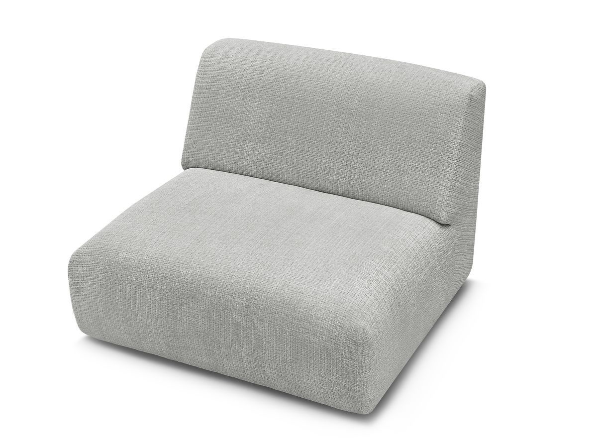Chauffeuse 1 place pour canapé modulable SIRIUS tissu texturé
