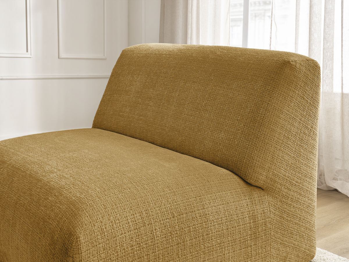 Chauffeuse 1 place pour canapé modulable SIRIUS tissu texturé