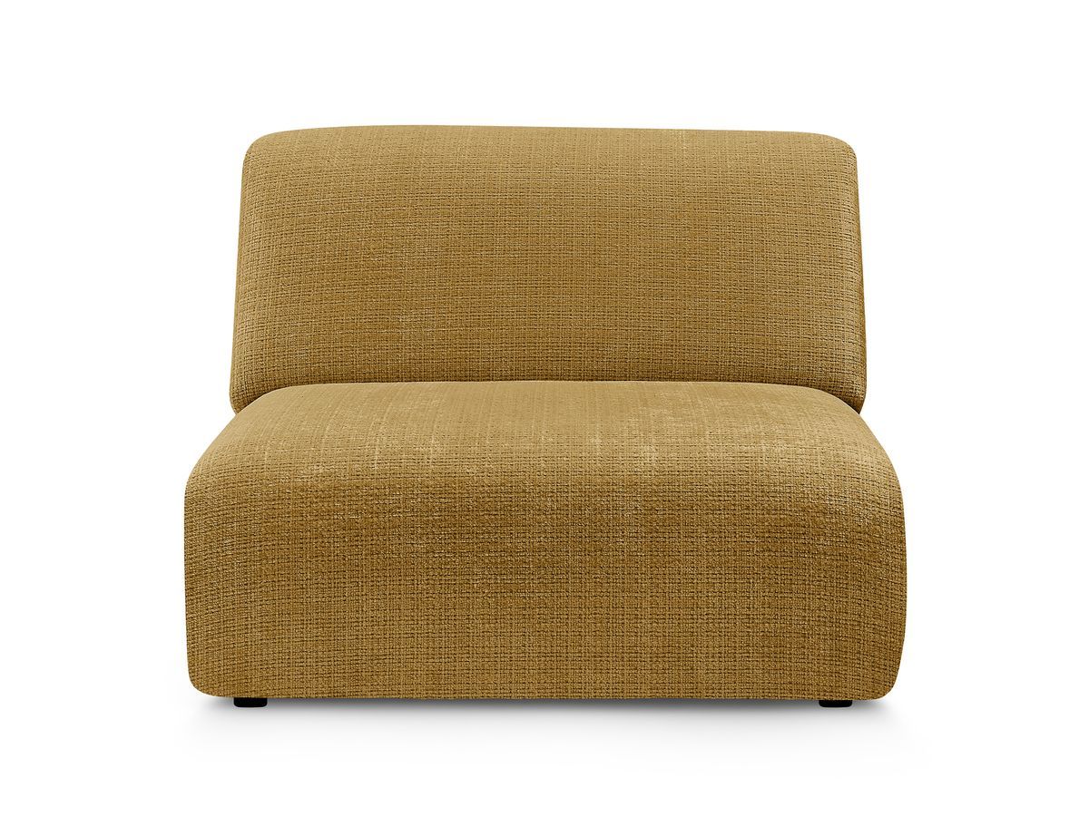 Chauffeuse 1 place pour canapé modulable SIRIUS tissu texturé