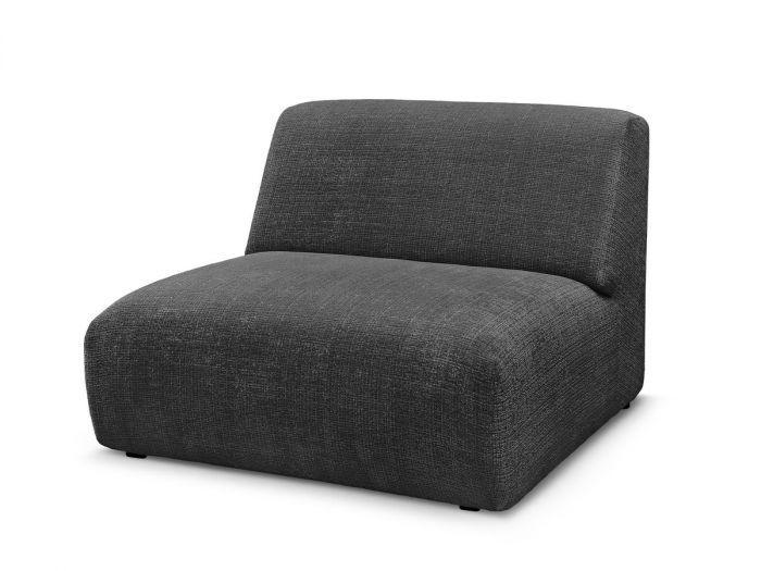 Chauffeuse 1 place pour canapé modulable SIRIUS tissu texturé
