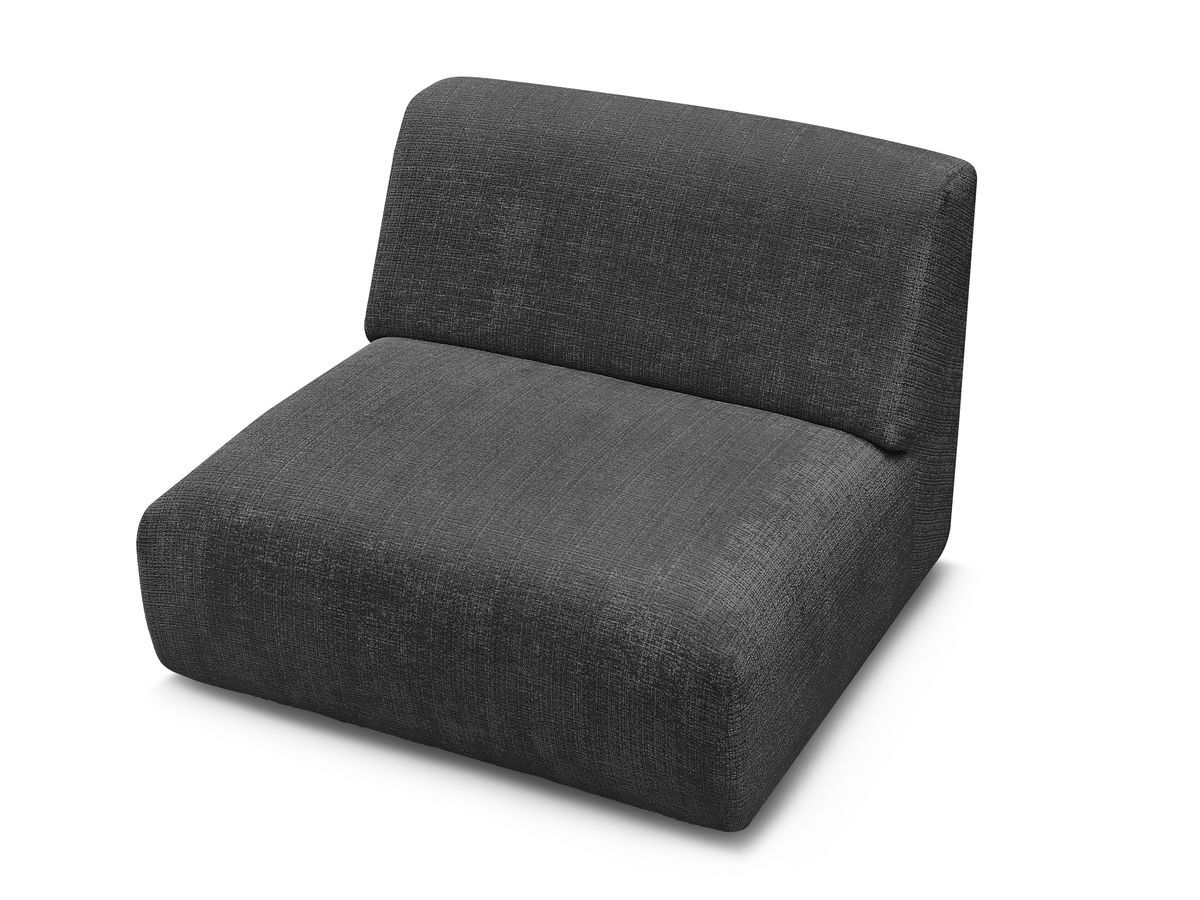 Chauffeuse 1 place pour canapé modulable SIRIUS tissu texturé
