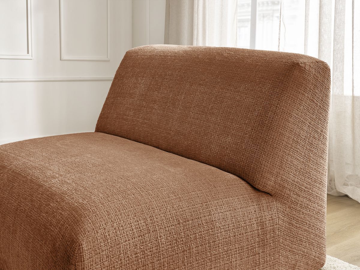Chauffeuse 1 place pour canapé modulable SIRIUS tissu texturé
