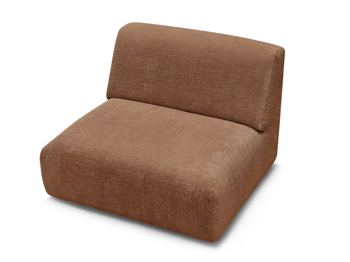 Chauffeuse 1 place pour canapé modulable SIRIUS tissu texturé