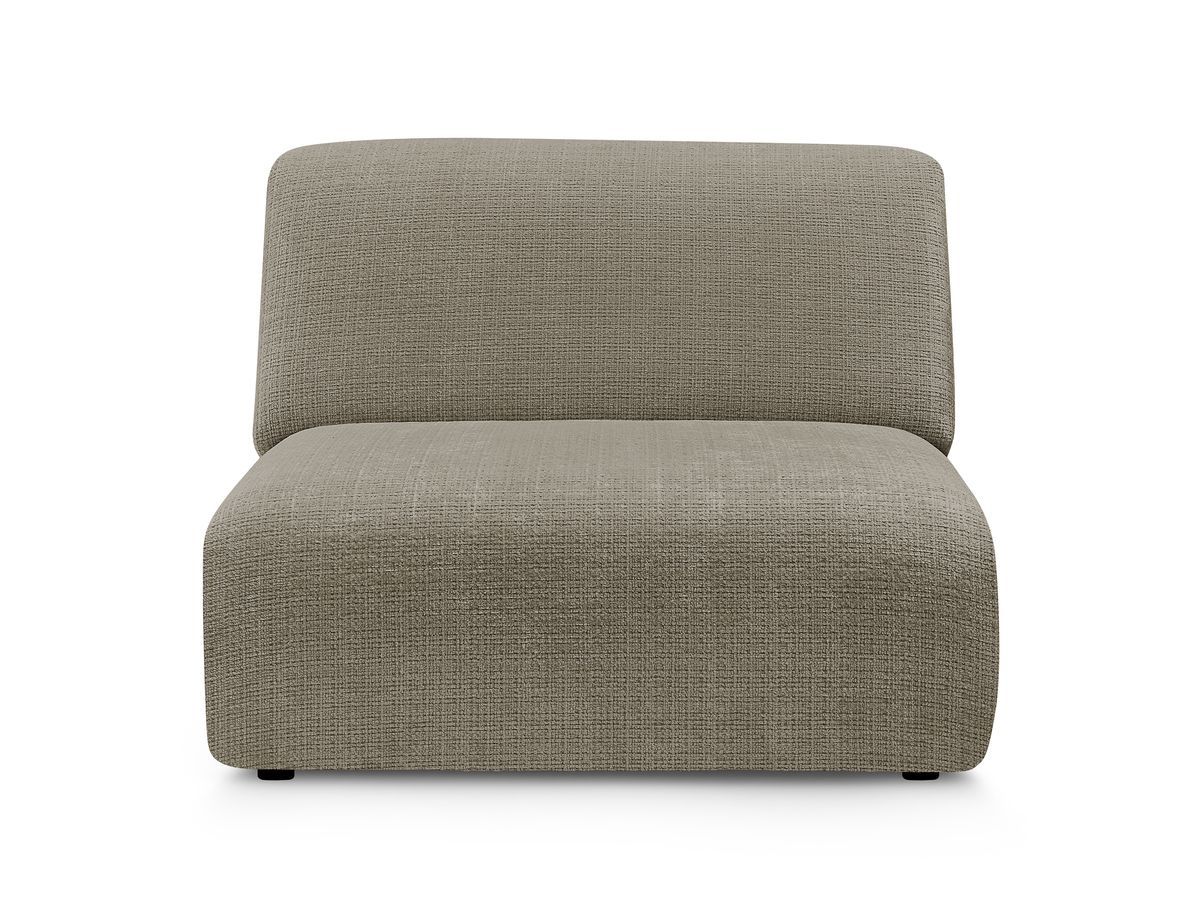 Chauffeuse 1 place pour canapé modulable SIRIUS tissu texturé