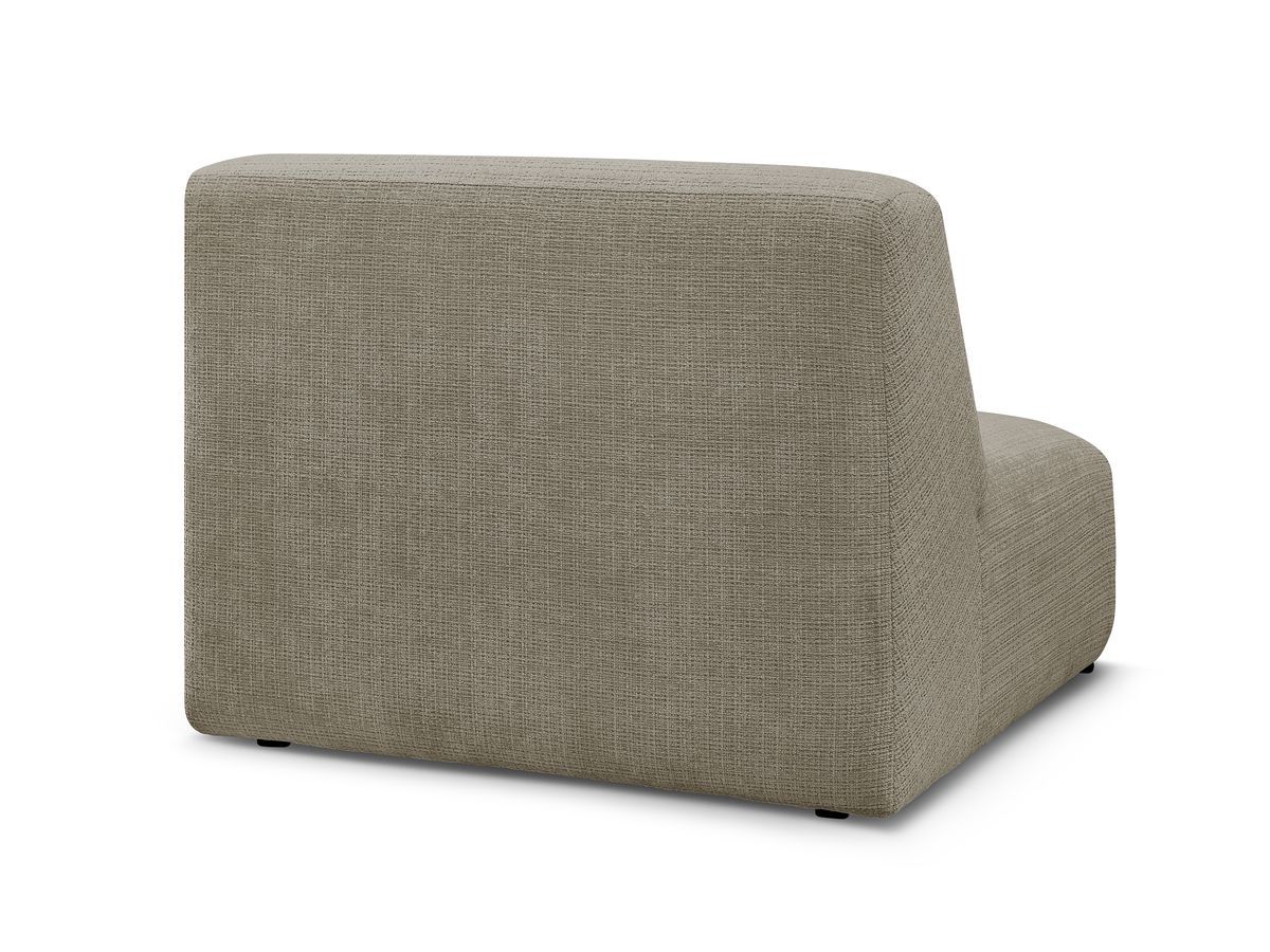 Chauffeuse 1 place pour canapé modulable SIRIUS tissu texturé