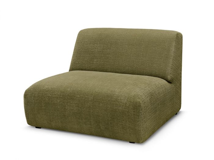 Chauffeuse 1 place pour canapé modulable SIRIUS tissu texturé