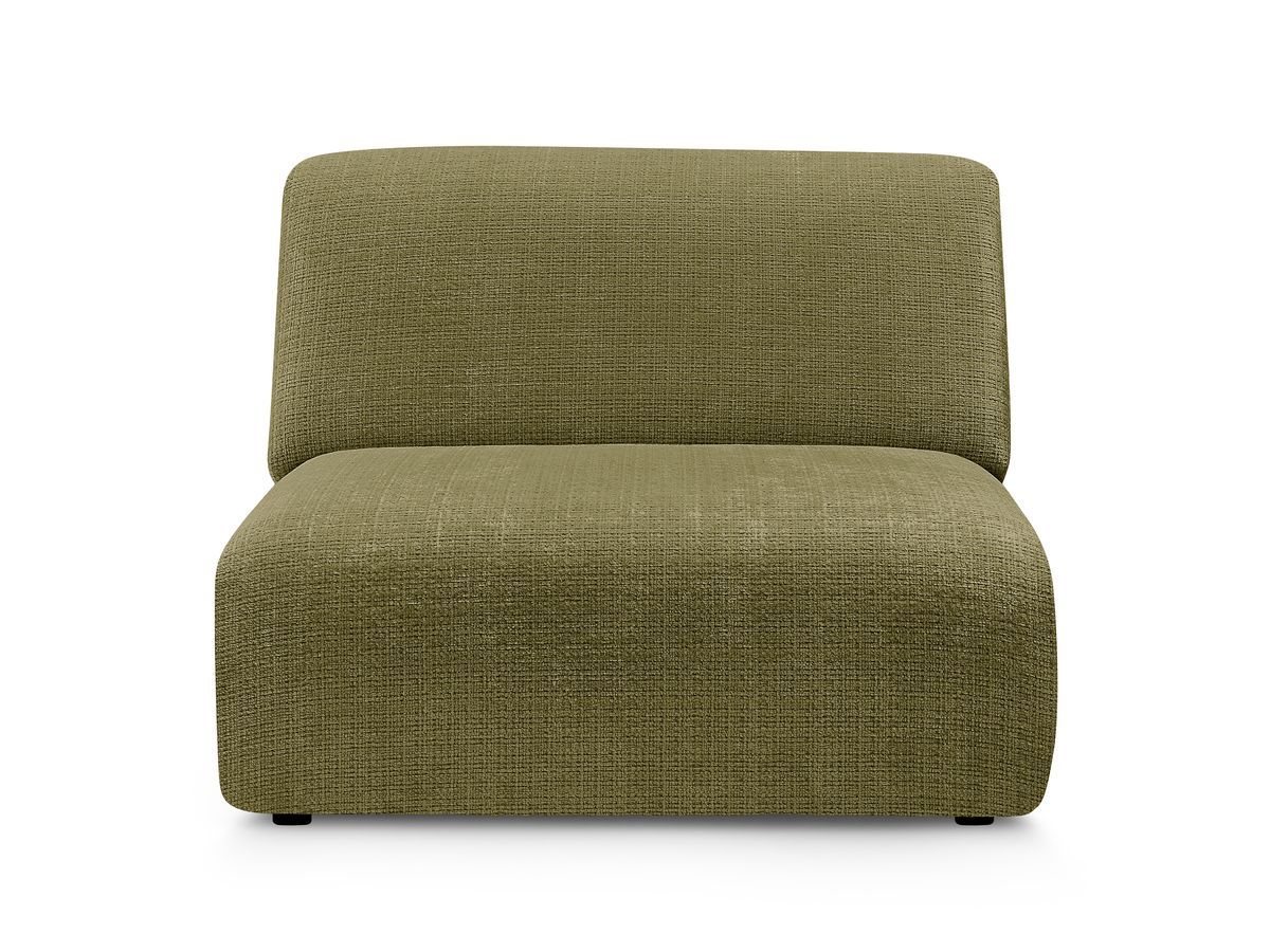 Chauffeuse 1 place pour canapé modulable SIRIUS tissu texturé