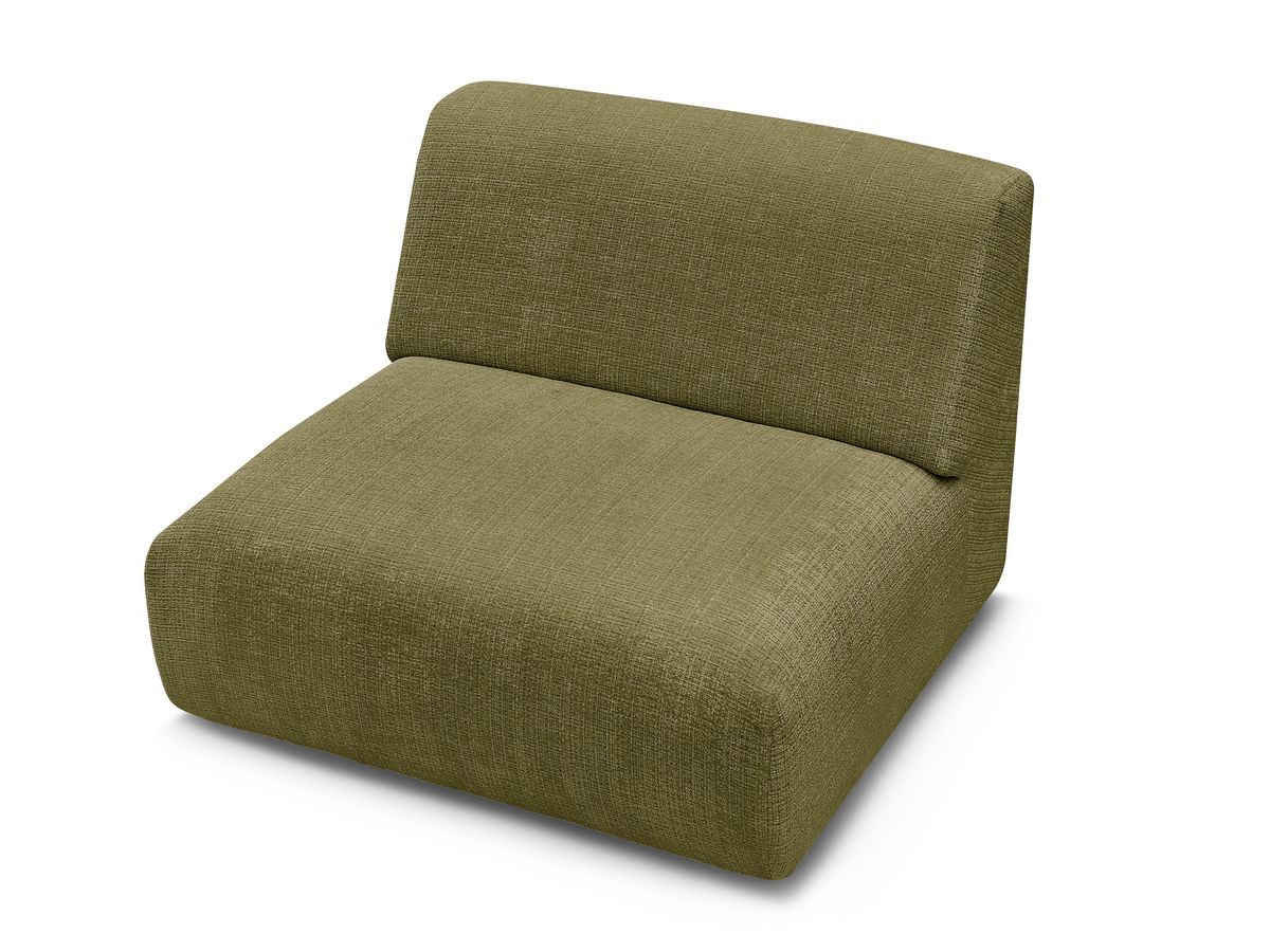 Chauffeuse 1 place pour canapé modulable SIRIUS tissu texturé