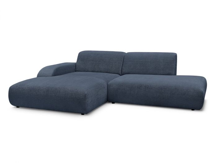Canapé d'angle fixe SIRIUS tissu texturé