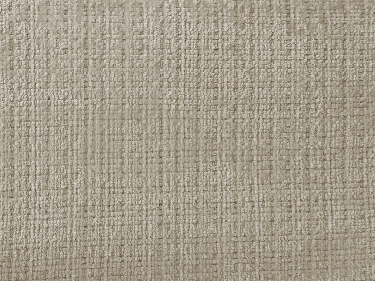 Canapé d'angle fixe modulable SIRIUS tissu texturé avec 1 chauffeuse