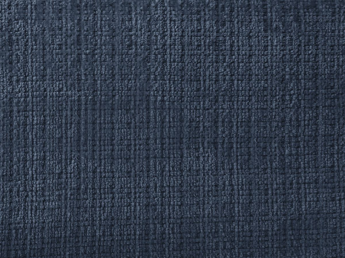 Canapé d'angle fixe modulable SIRIUS tissu texturé avec 1 chauffeuse