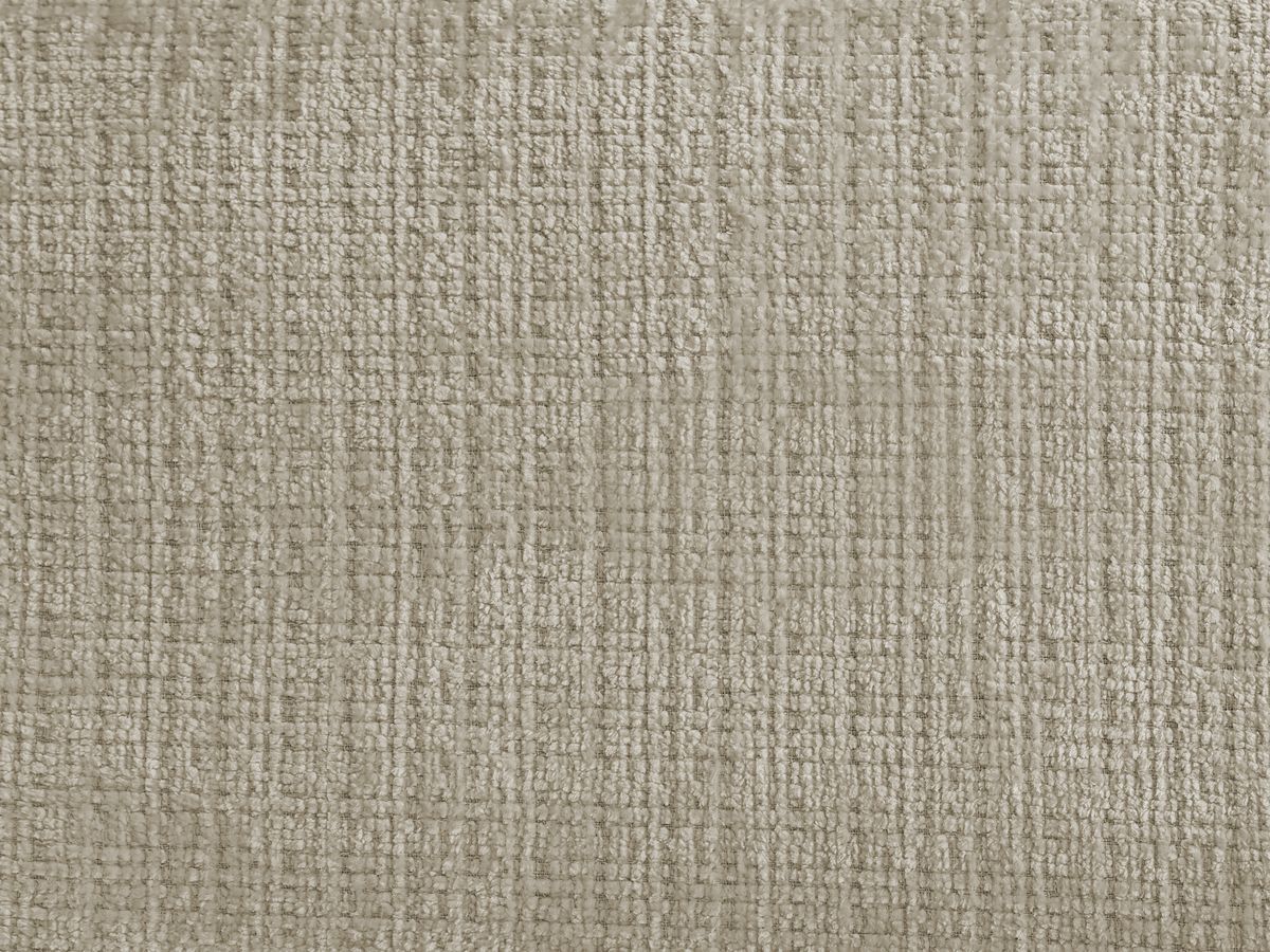 Canapé d'angle fixe modulable SIRIUS tissu texturé avec 1 chauffeuse