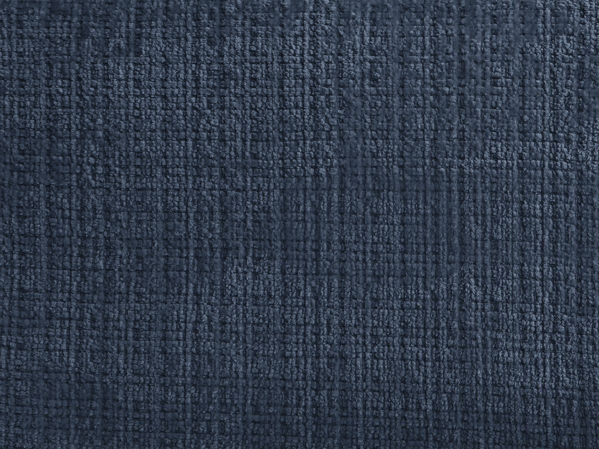 Canapé d'angle fixe modulable SIRIUS tissu texturé avec 1 chauffeuse