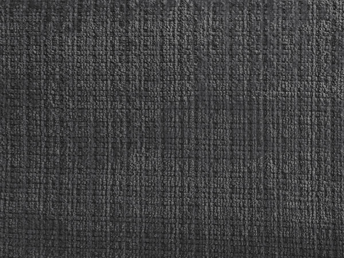Canapé d'angle fixe modulable SIRIUS tissu texturé avec 1 chauffeuse