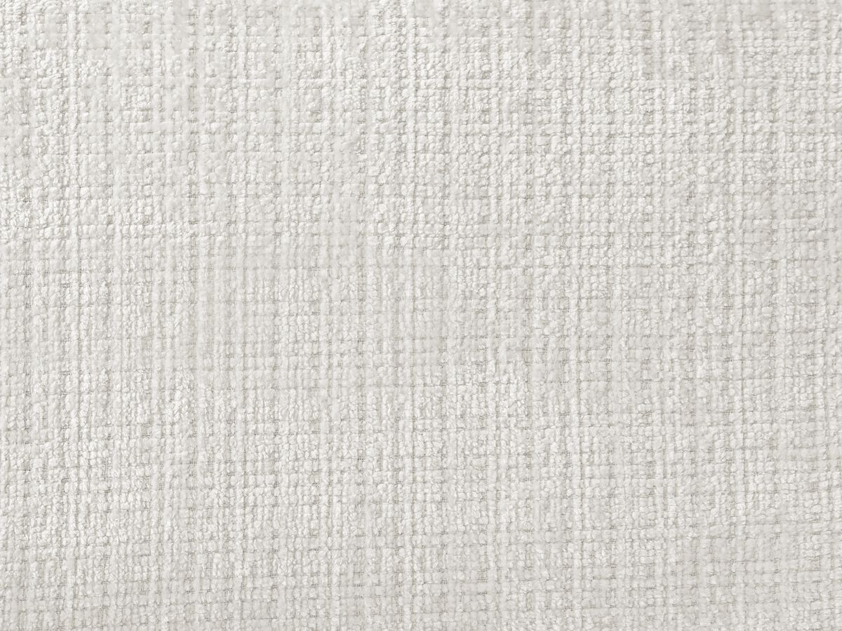 Canapé d'angle fixe modulable SIRIUS tissu texturé avec 1 chauffeuse et grand pouf