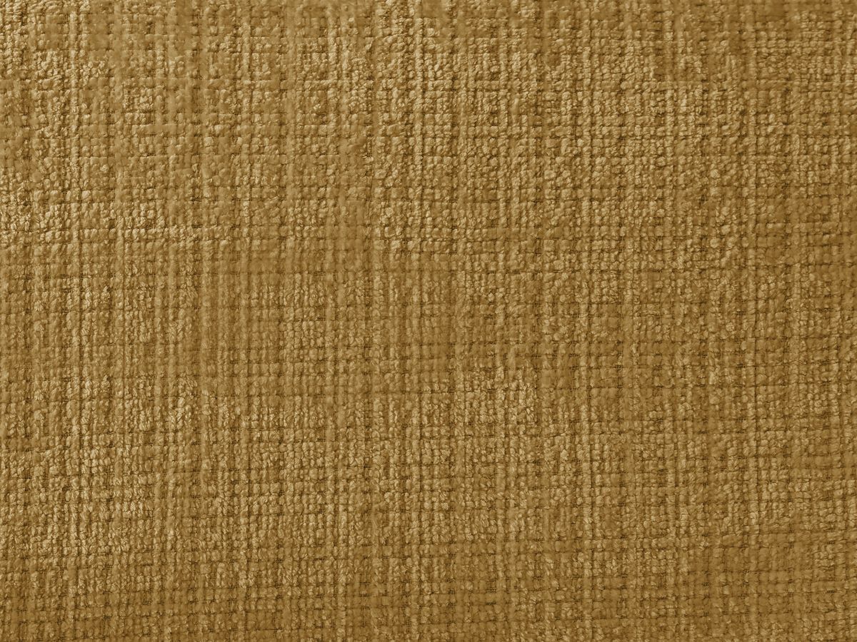Canapé d'angle fixe modulable SIRIUS tissu texturé avec 1 chauffeuse et grand pouf