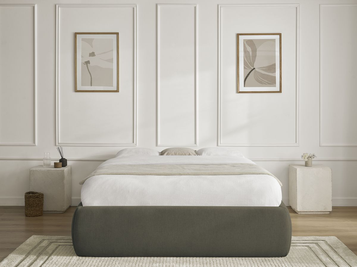 Sommier coffre INERA lisse vert — vue 5