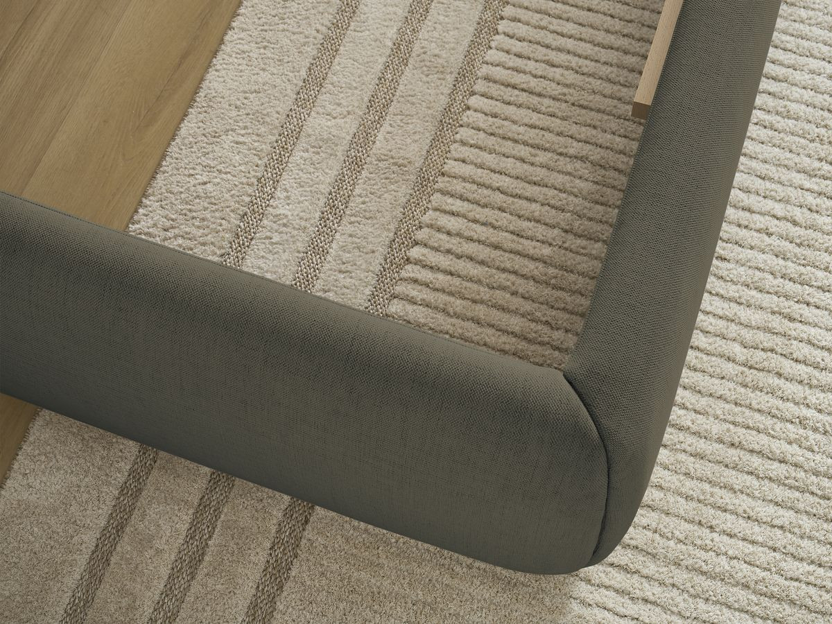 Sommier coffre INERA tissu lisse