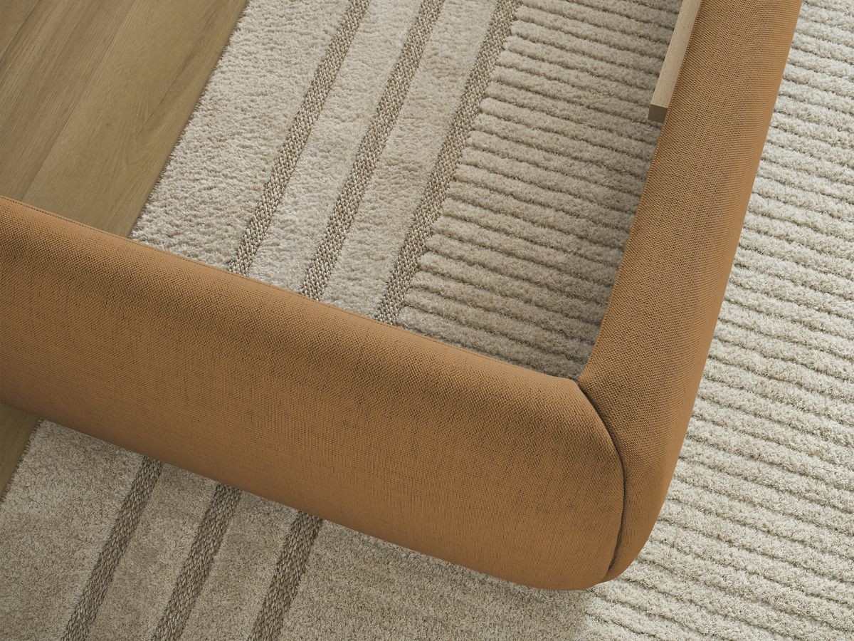 Sommier coffre INERA tissu lisse