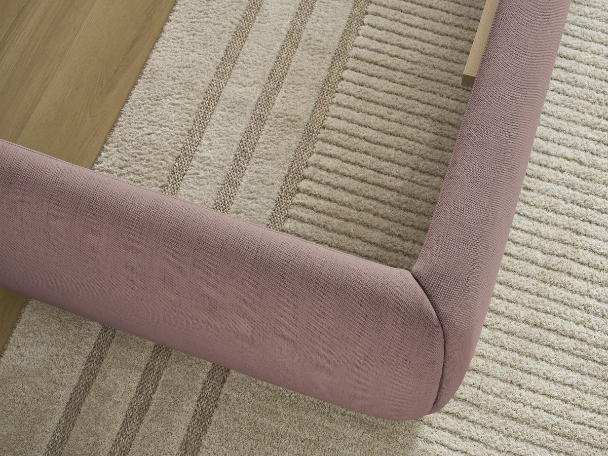 Sommier coffre INERA tissu lisse