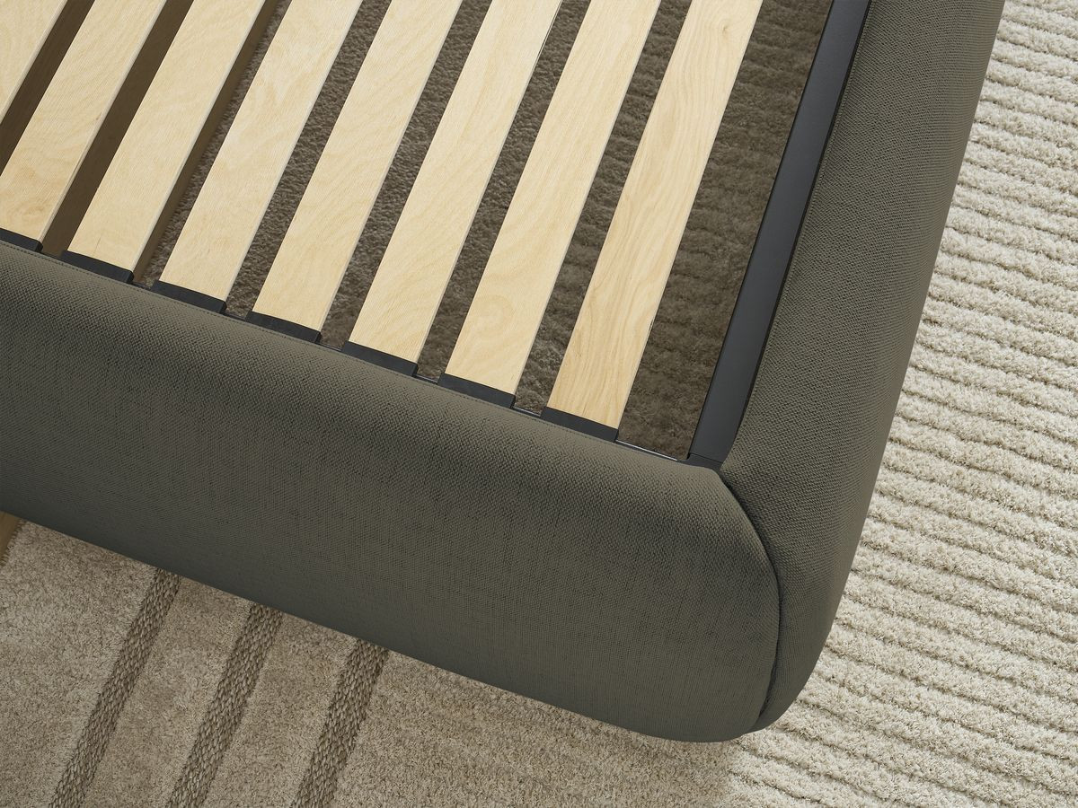 Sommier coffre INERA tissu lisse