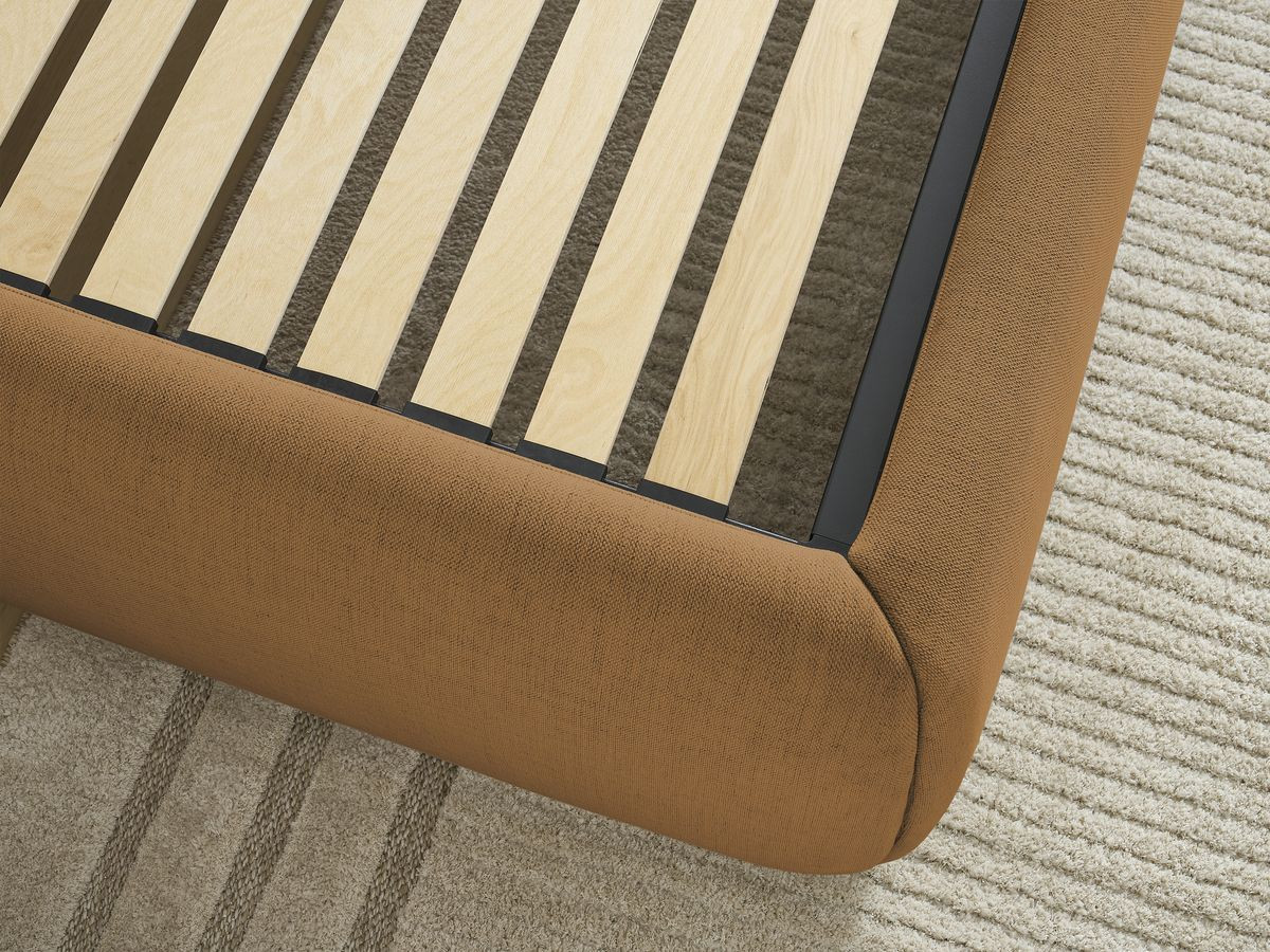 Sommier coffre INERA tissu lisse